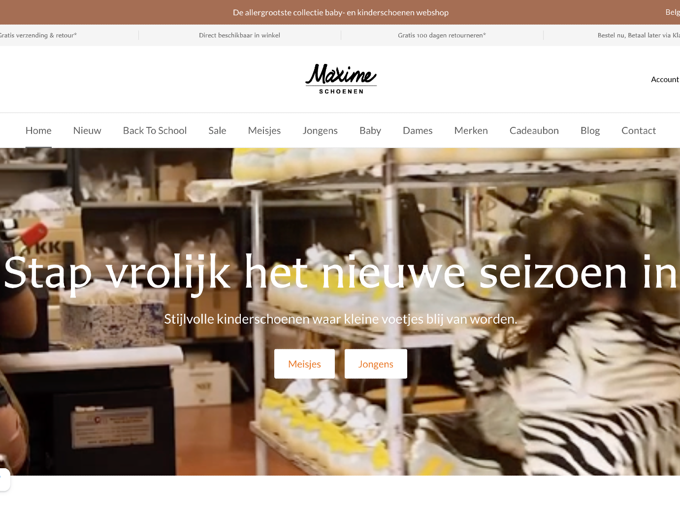 Kinderschoenen Online Kopen bij Maxime Schoenen: Makkelijk, Snel en Met Zorg Uitgekozen