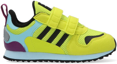 Baskets Velcro Adidas - Chaussures Adidas pour enfants - Jaune | ZX700 HD CF I Jaune Garçons