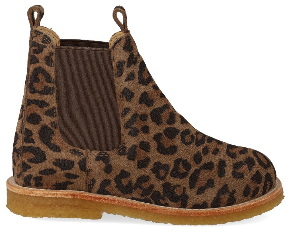 Angulus Chuncky Chelsea boot - Angulus Kinderschoenen - Luipaard | Leopard brown