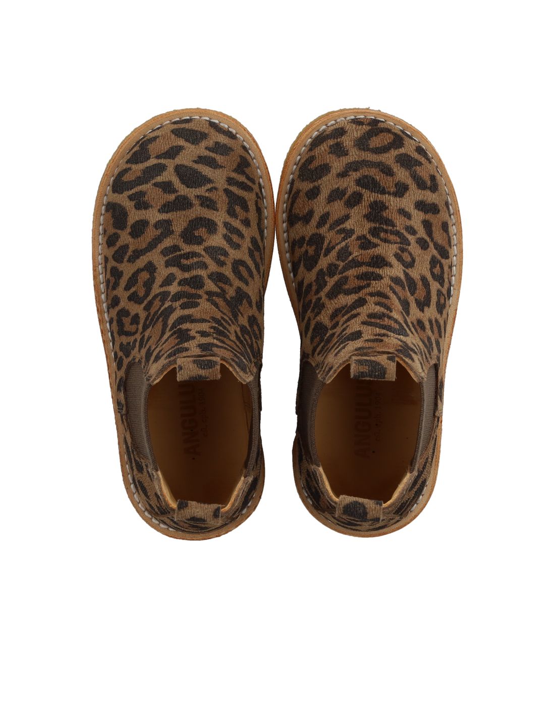 Angulus Chuncky Chelsea boot - Angulus Kinderschoenen - Luipaard | Leopard brown