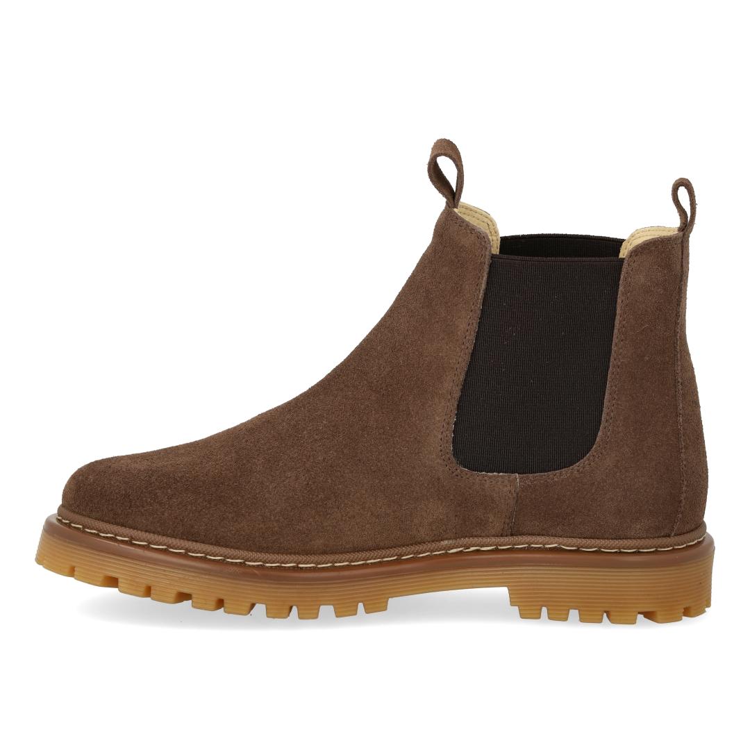 Angulus Laars - Angulus Kinderschoenen - Taupe | Chunky - Chelsea Boot on track sole