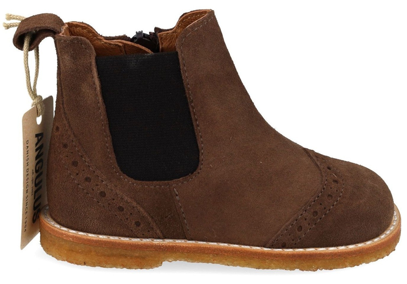 Angulus Laars - Angulus Kinderschoenen - Taupe | Classic beginner chelsea boot