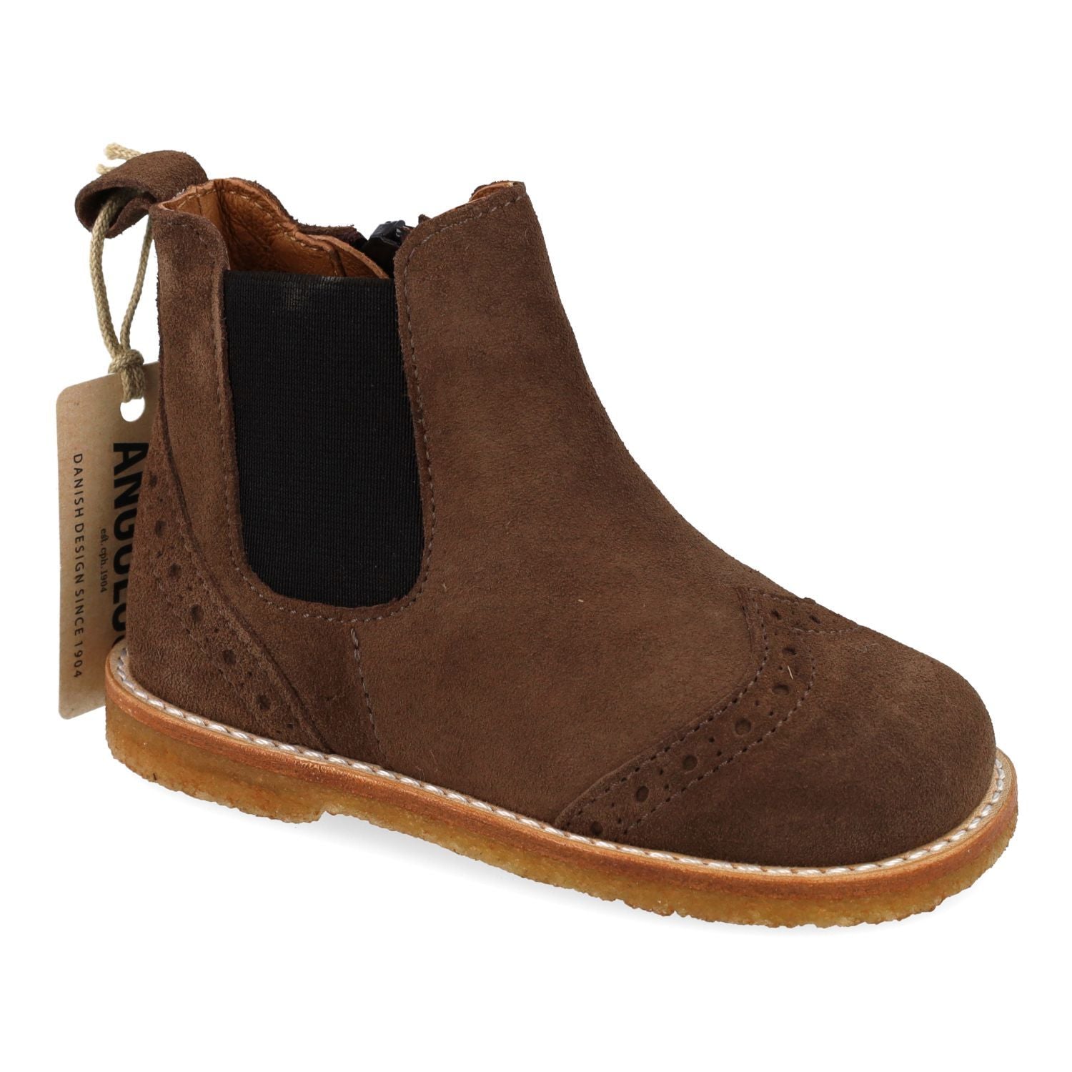 Angulus Laars - Angulus Kinderschoenen - Taupe | Classic beginner chelsea boot
