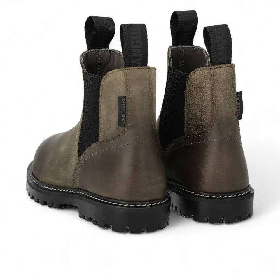 Angulus Laars Waterproof - Angulus Kinderschoenen - Groen | Tex Boot - Gevet Leder