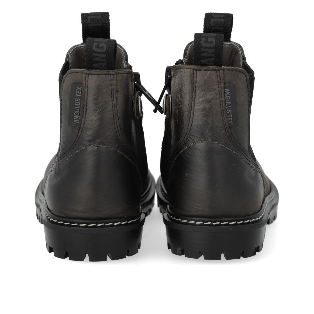 Angulus Laars Waterproof - Angulus Kinderschoenen - Zwart | Tex Boot - Gevet Leder