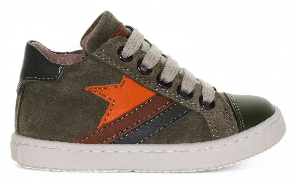 Bana & Co Sneaker - Bana & Co Kinderschoenen - Groen | 25232510 Kaki