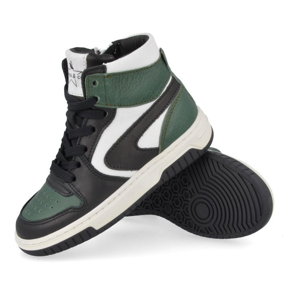 Bana & Co Sneaker - Bana & Co Kinderschoenen - Groen | 25234505