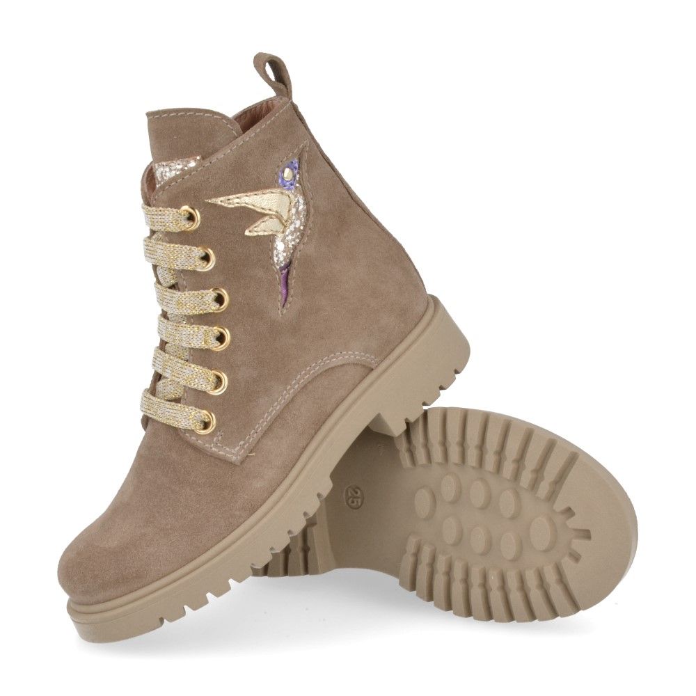 Bana & Co Sneaker - Bana & Co Kinderschoenen - Taupe | 25232046