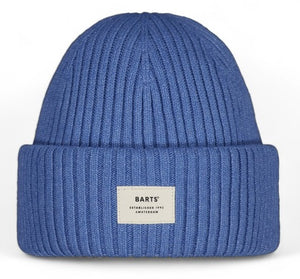Basalth Beanie - Barts Amsterdam Accessoires - Blauw | Blue