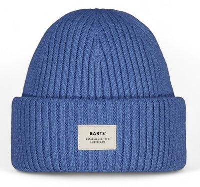 Basalth Beanie - Barts Amsterdam Accessoires - Blauw | Blue