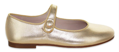 Chaussure à sangle Beberlis - Chaussures pour enfants Beberlis - Doré | Pétra