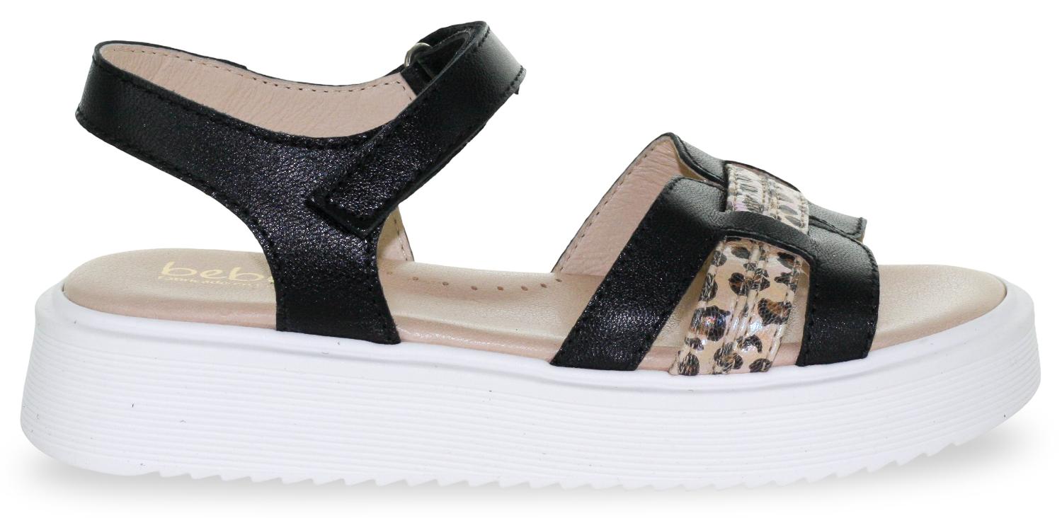 Beberlis Sandaal - Beberlis Kinderschoenen - Zwart | 25121