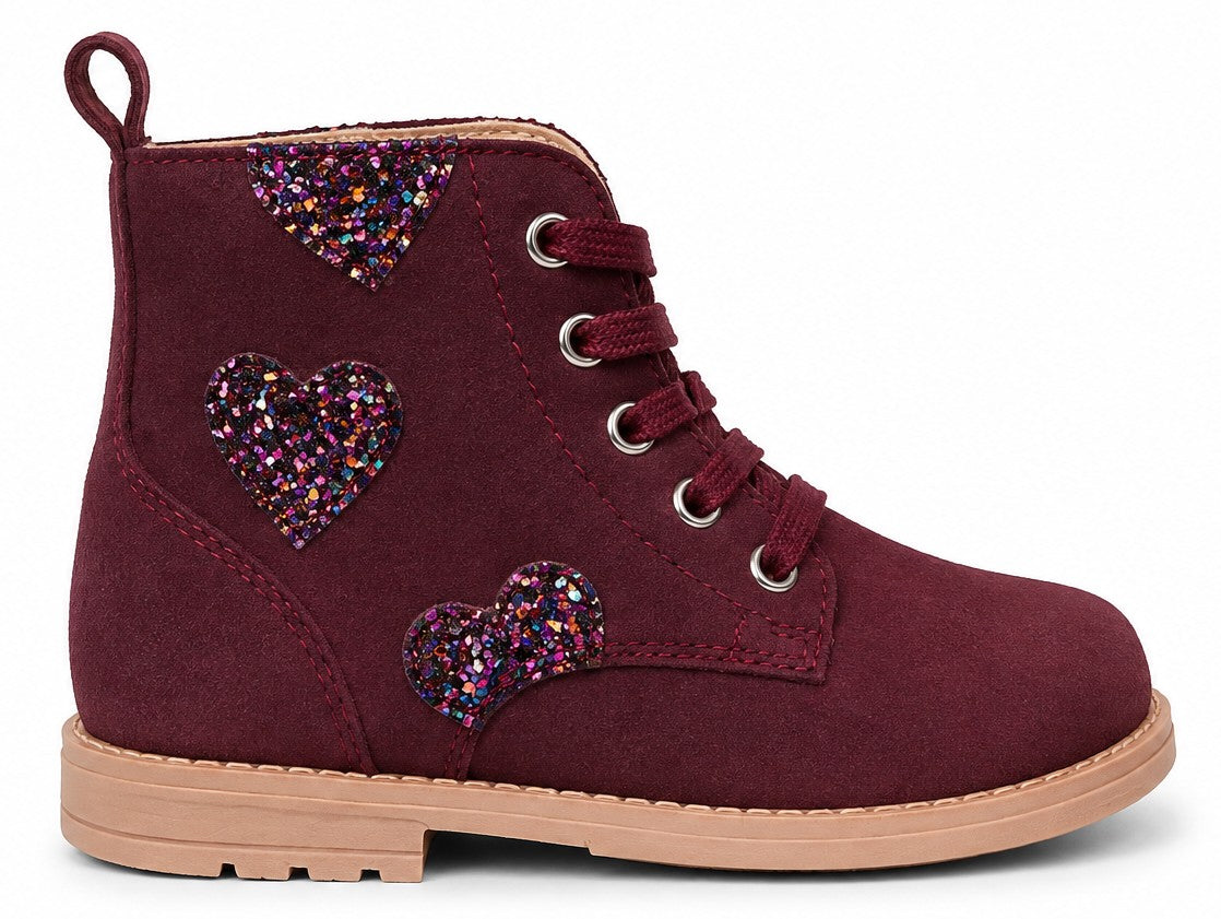 Beberlis Veterboot - Beberlis Kinderschoenen - Bordaux | 24779