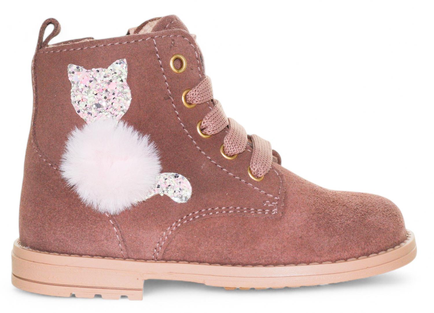 Beberlis Veterboot - Beberlis Kinderschoenen - Roze | 24778