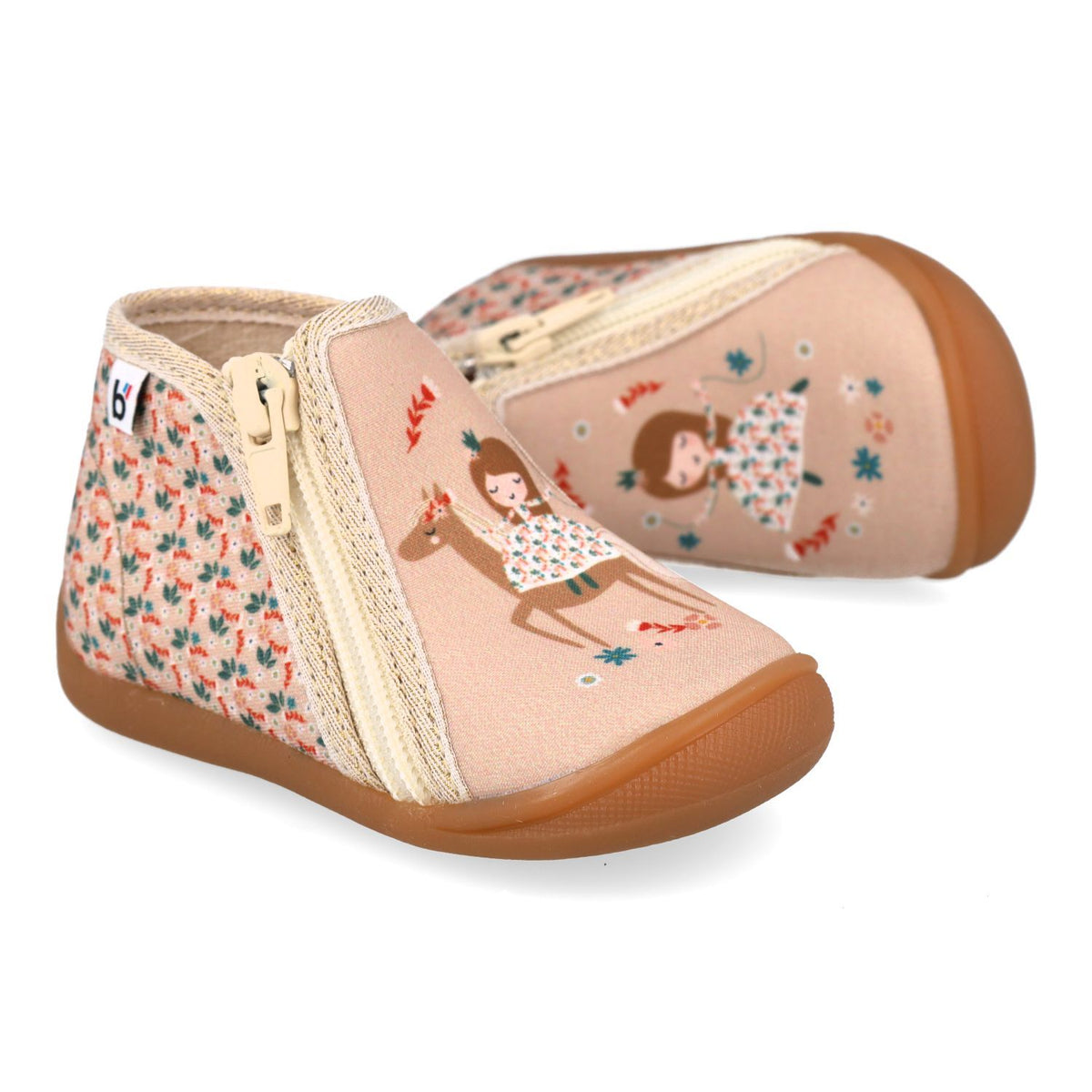 Bellamy Pantoffel - Bellamy Kinderschoenen - Roze | Libelle Perine