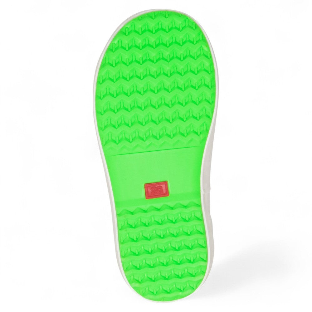 Bergstein Regenlaars - Bergstein Kinderschoenen - Groen | Limited Edition Neon