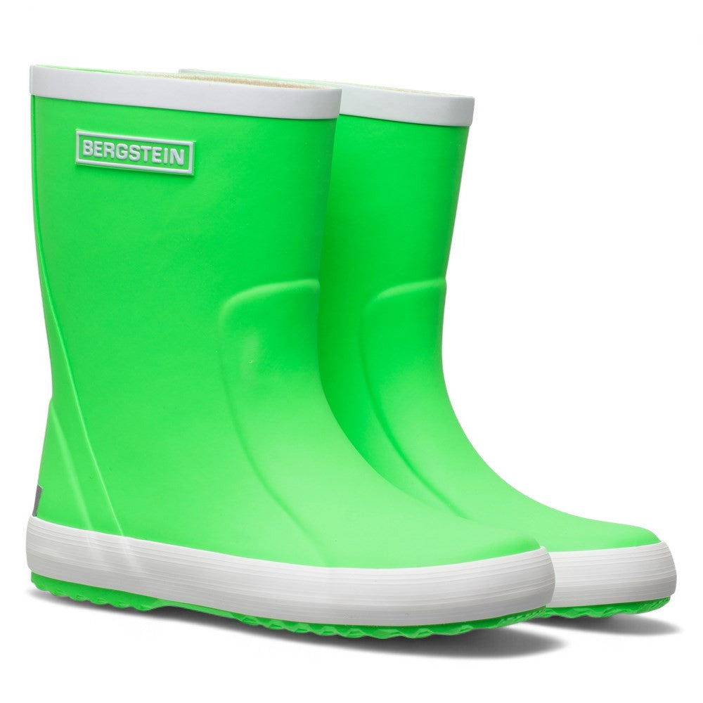 Bergstein Regenlaars - Bergstein Kinderschoenen - Groen | Limited Edition Neon