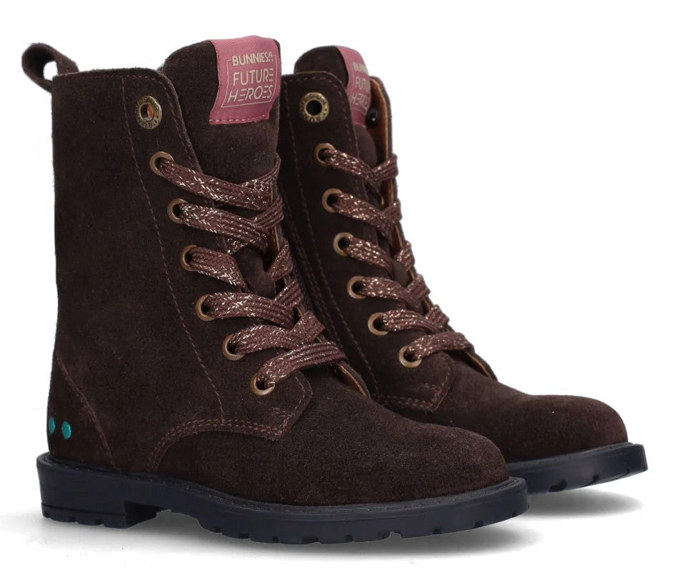 BunniesJR Laars - Bunnies Jr. Kinderschoenen - Bruin | Hind Happy 226610-417