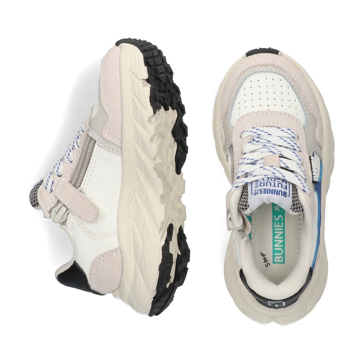 BunniesJR Sneaker - Bunnies Jr. Kinderschoenen - Blauw | Rio Rush 401