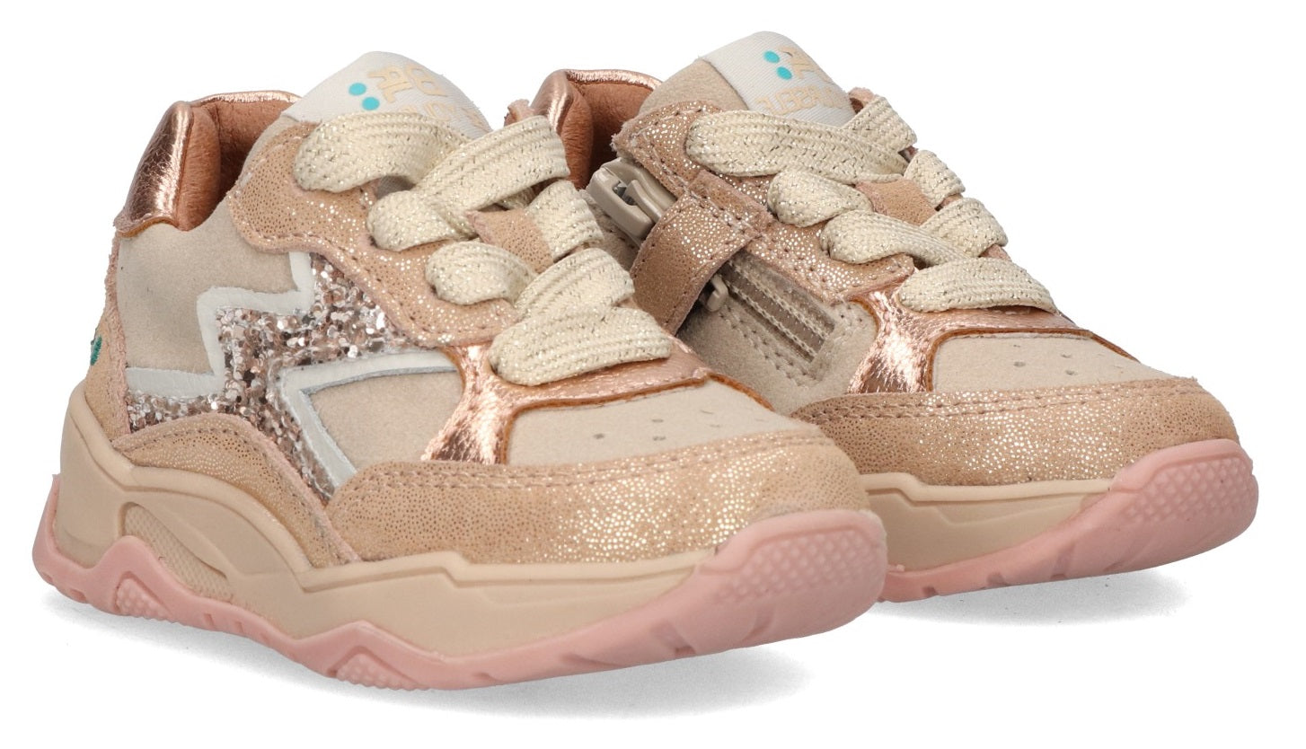 BunniesJR Sneaker - Bunnies Jr. Kinderschoenen - Roze | Cleo Chuncky - Blush