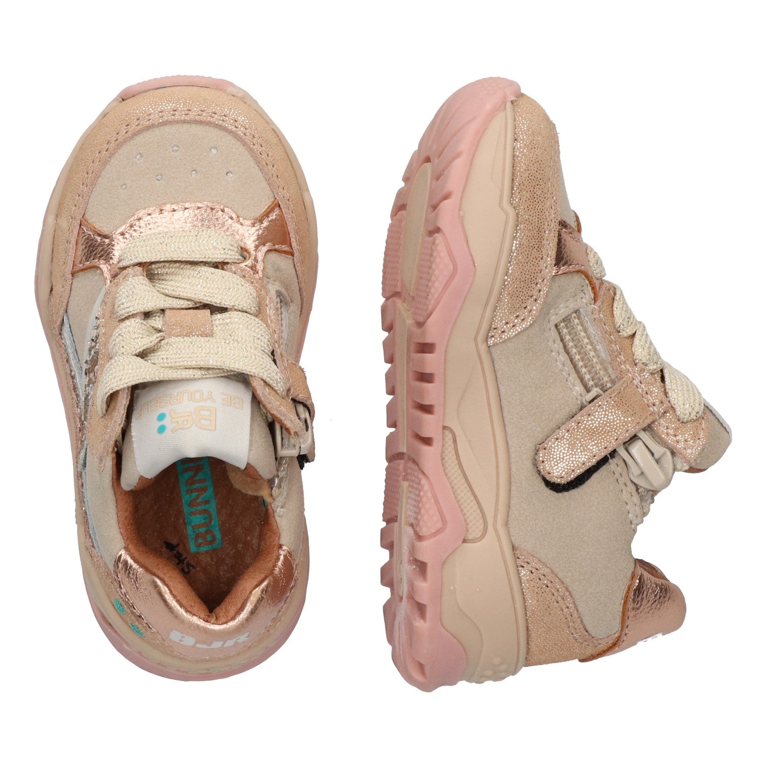 BunniesJR Sneaker - Bunnies Jr. Kinderschoenen - Roze | Cleo Chuncky - Blush