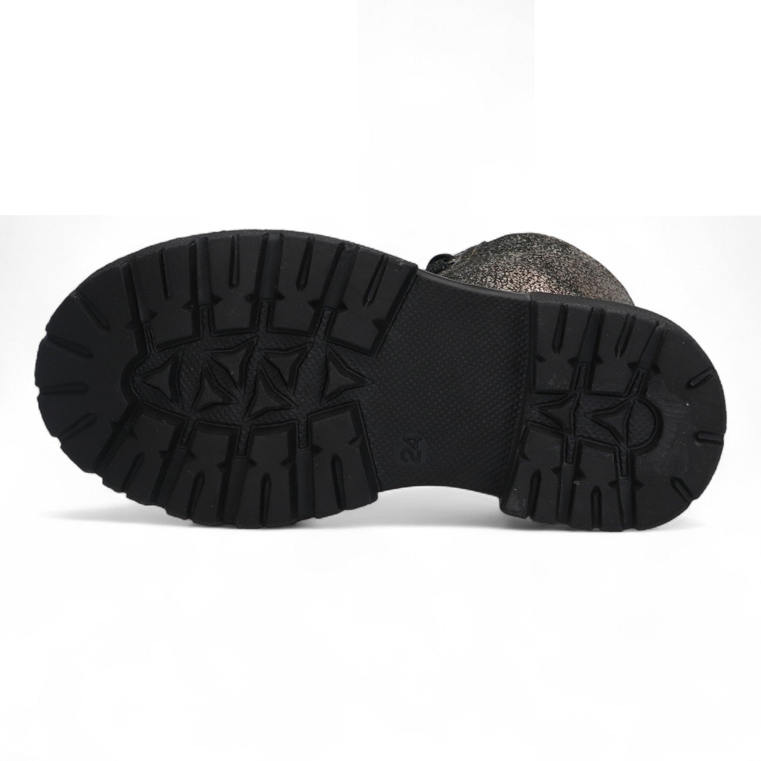 BunniesJR Veterboot - Bunnies Jr. Kinderschoenen - Zilver | Saar Sterk