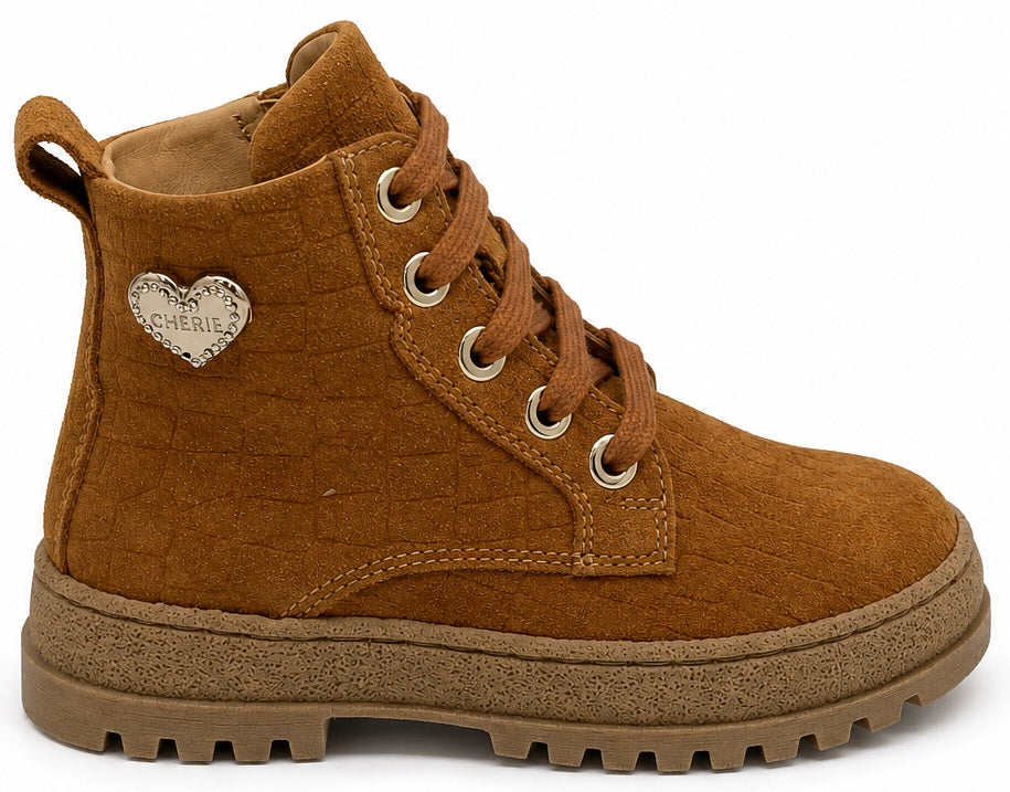 Cherie Veterboot - Cherie Kinderschoenen - Cognac | 2406