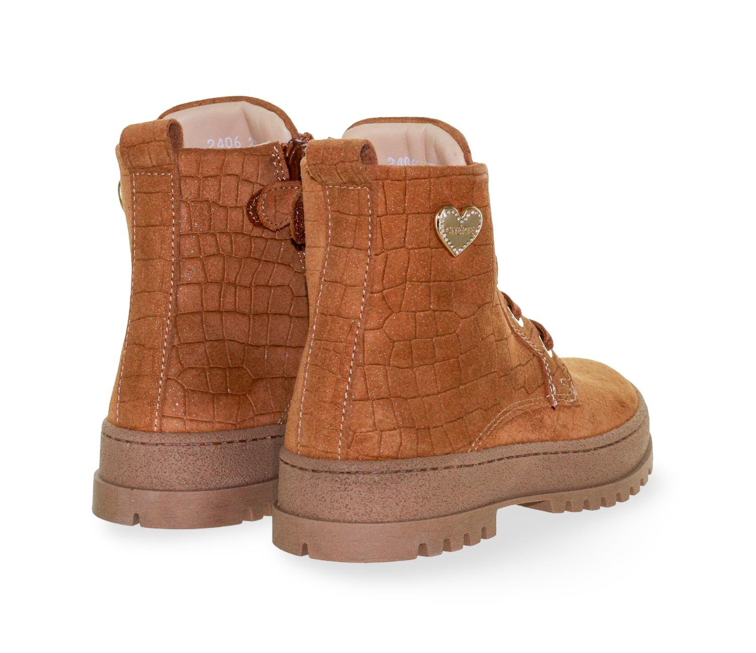 Cherie Veterboot - Cherie Kinderschoenen - Cognac | 2406