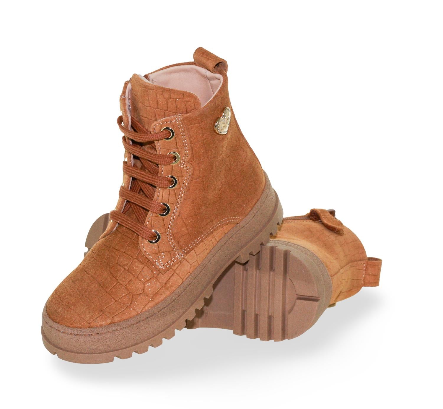 Cherie Veterboot - Cherie Kinderschoenen - Cognac | 2406
