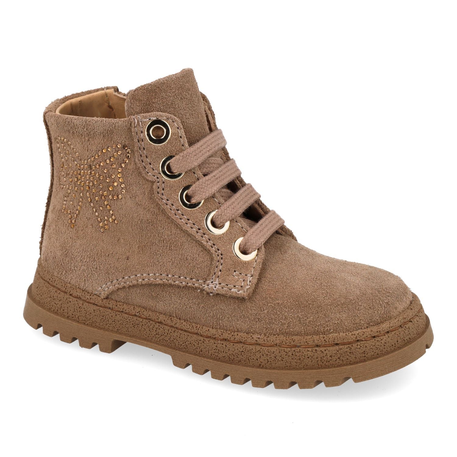 Cherie veterboot - Cherie Kinderschoenen - Taupe | 0288