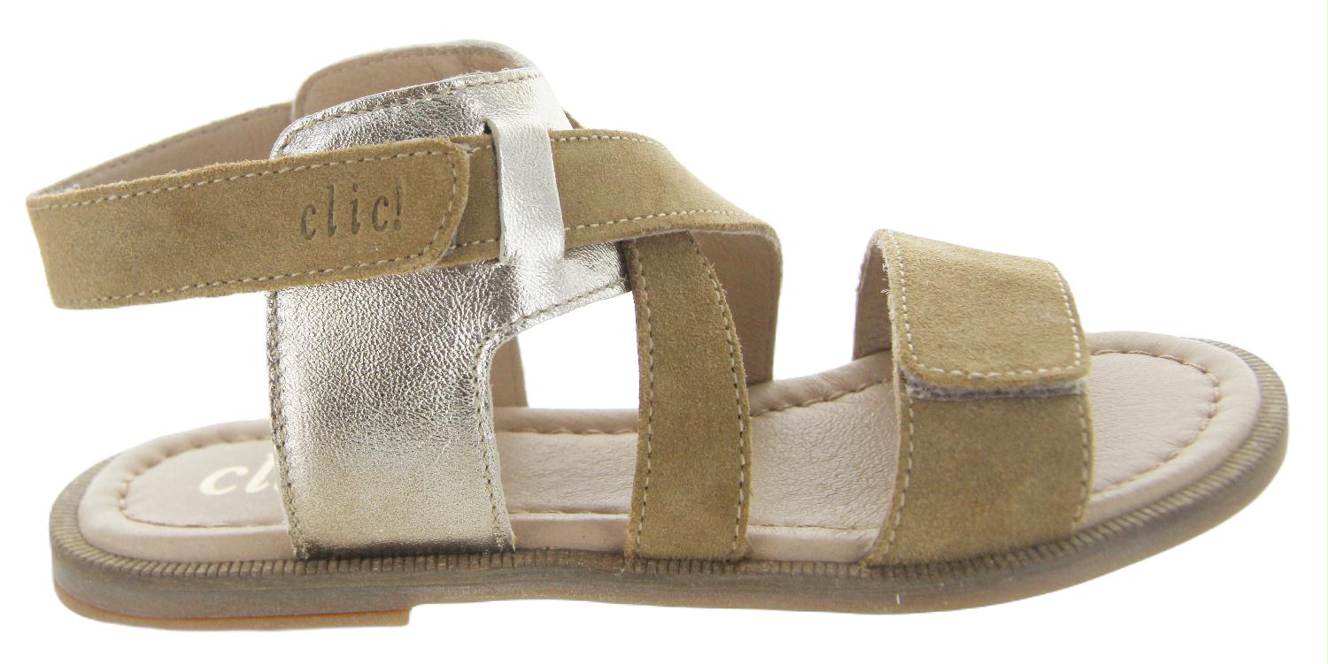 Clic Sandaal - Clic! Kinderschoenen - Naturel | Cl-20810