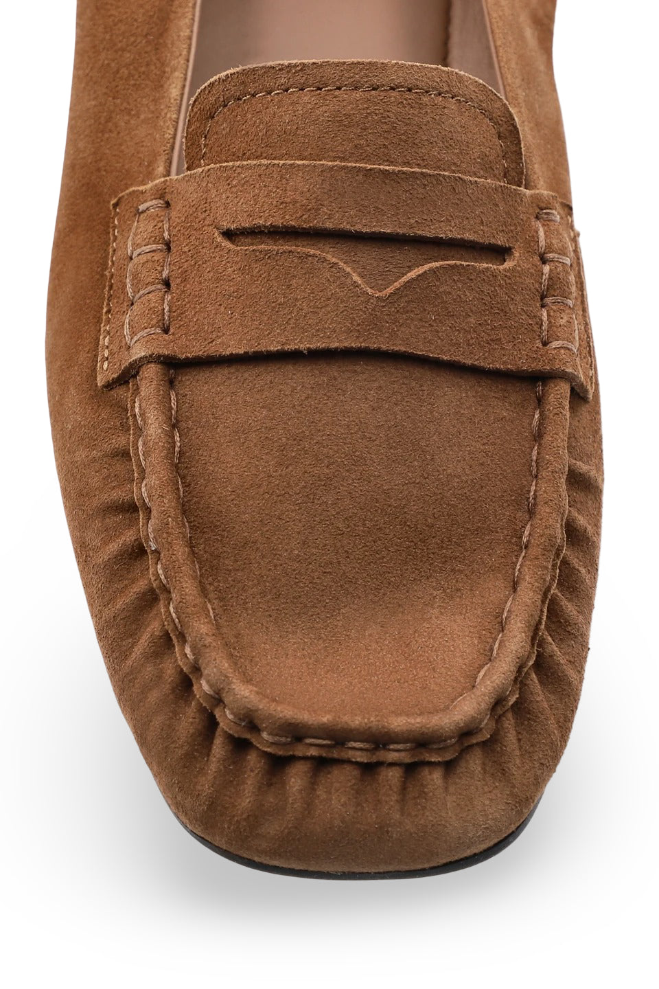Copenhagen Studios - Copenhagen Studios Damesschoenen - Bruin | Ballerina CPH885 Suede Sand