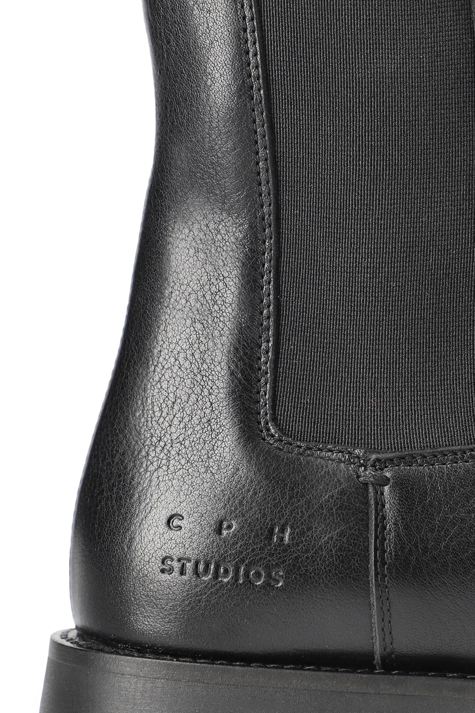 Copenhagen Studios Laars - Copenhagen Studios Damesschoenen - Zwart | CPH850 Grainy leather