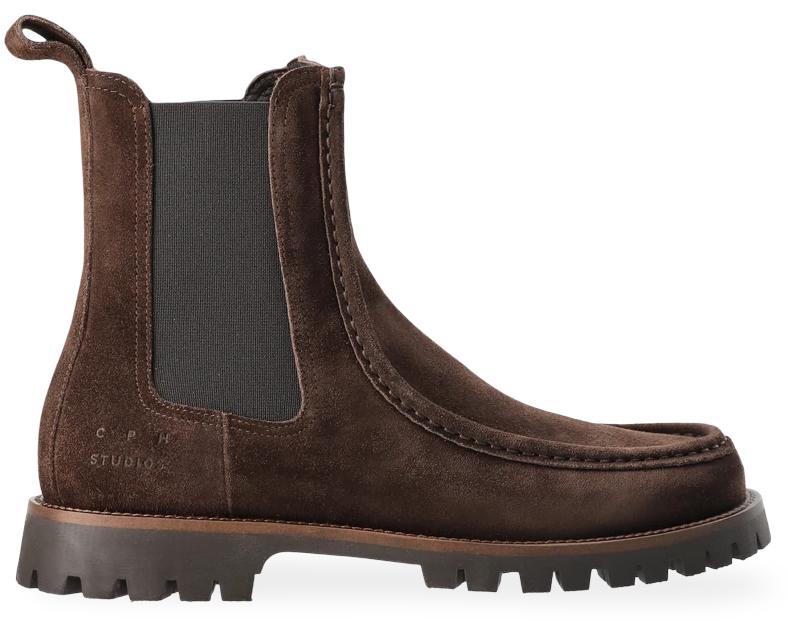 Copenhagen Studios Loafer - Copenhagen Studios Damesschoenen - Bruin | CPH845 Suede Chocolate