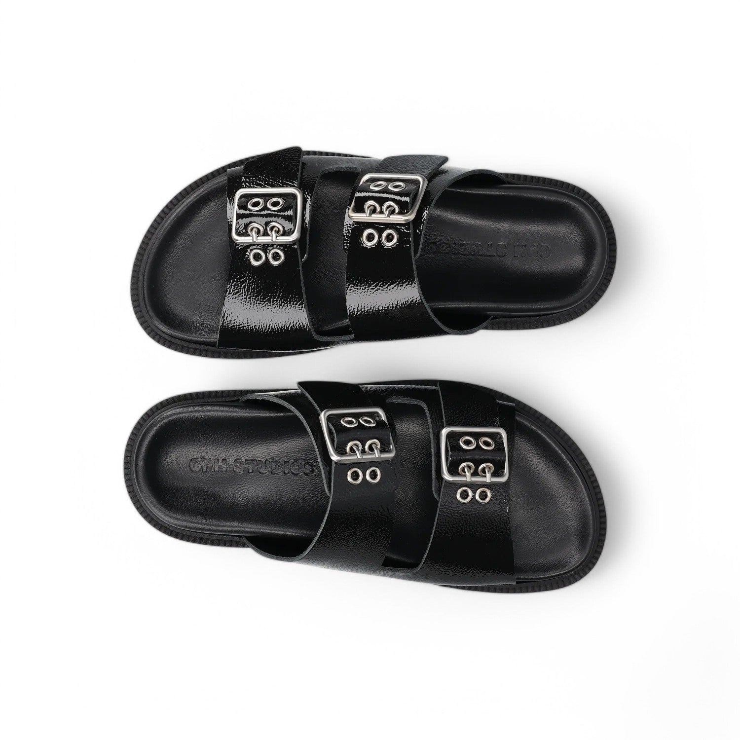 Copenhagen Studios Slipper - Copenhagen Studios Damesschoenen - Zwart | CPH796 Leather Black