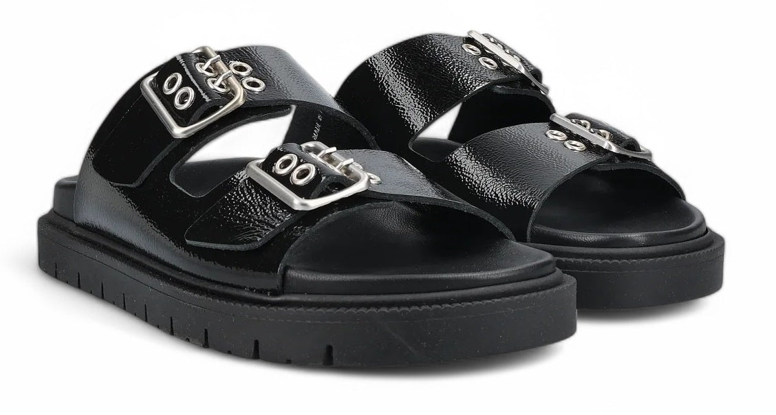 Copenhagen Studios Slipper - Copenhagen Studios Damesschoenen - Zwart | CPH796 Leather Black