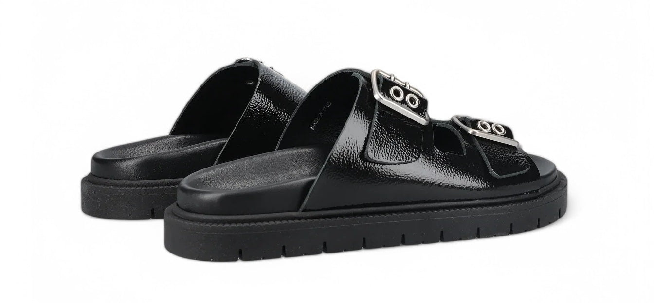 Copenhagen Studios Slipper - Copenhagen Studios Damesschoenen - Zwart | CPH796 Leather Black