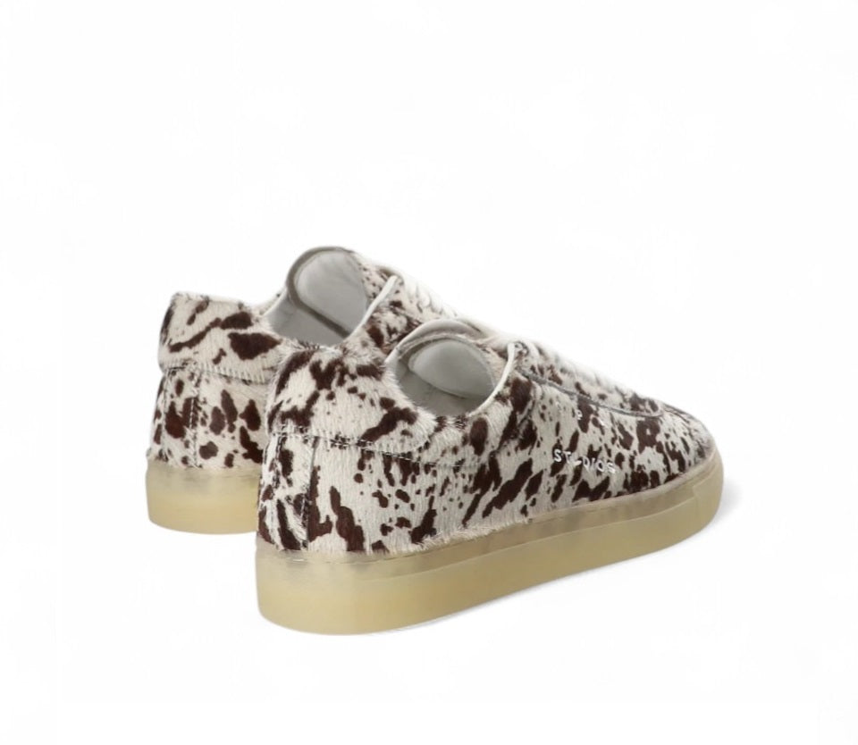Copenhagen Studios Sneaker - Copenhagen Studios Damesschoenen - Off White | CPH433 Hairy Leather Gazelle