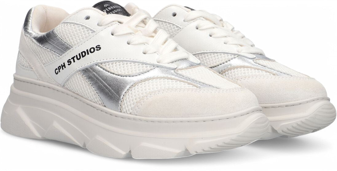 Copenhagen Studios Sneaker - Copenhagen Studios Damesschoenen - Zilver | CPH54 Mix Silver