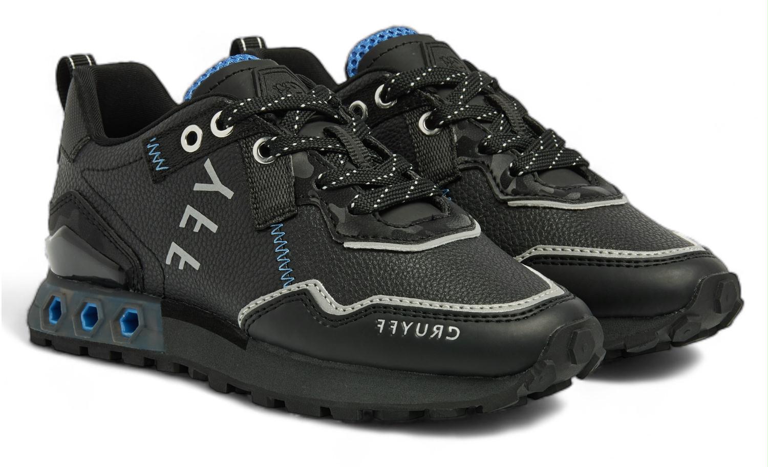 Cruyff Sneaker - Cruyff Kinderschoenen - Zwart | Superbia