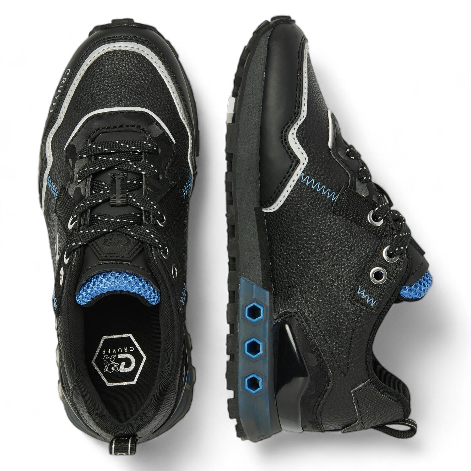 Cruyff Sneaker - Cruyff Kinderschoenen - Zwart | Superbia