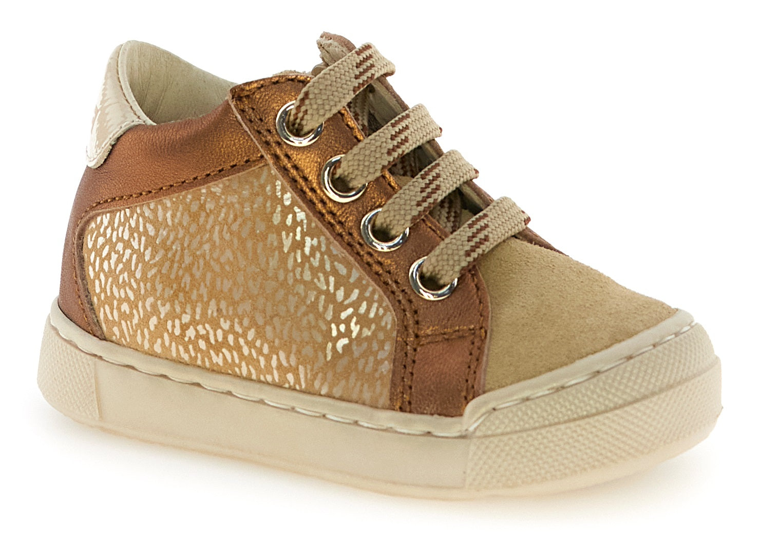Falcotto Sneaker - Falcotto By Naturino Kinderschoenen - Brons | Patulia
