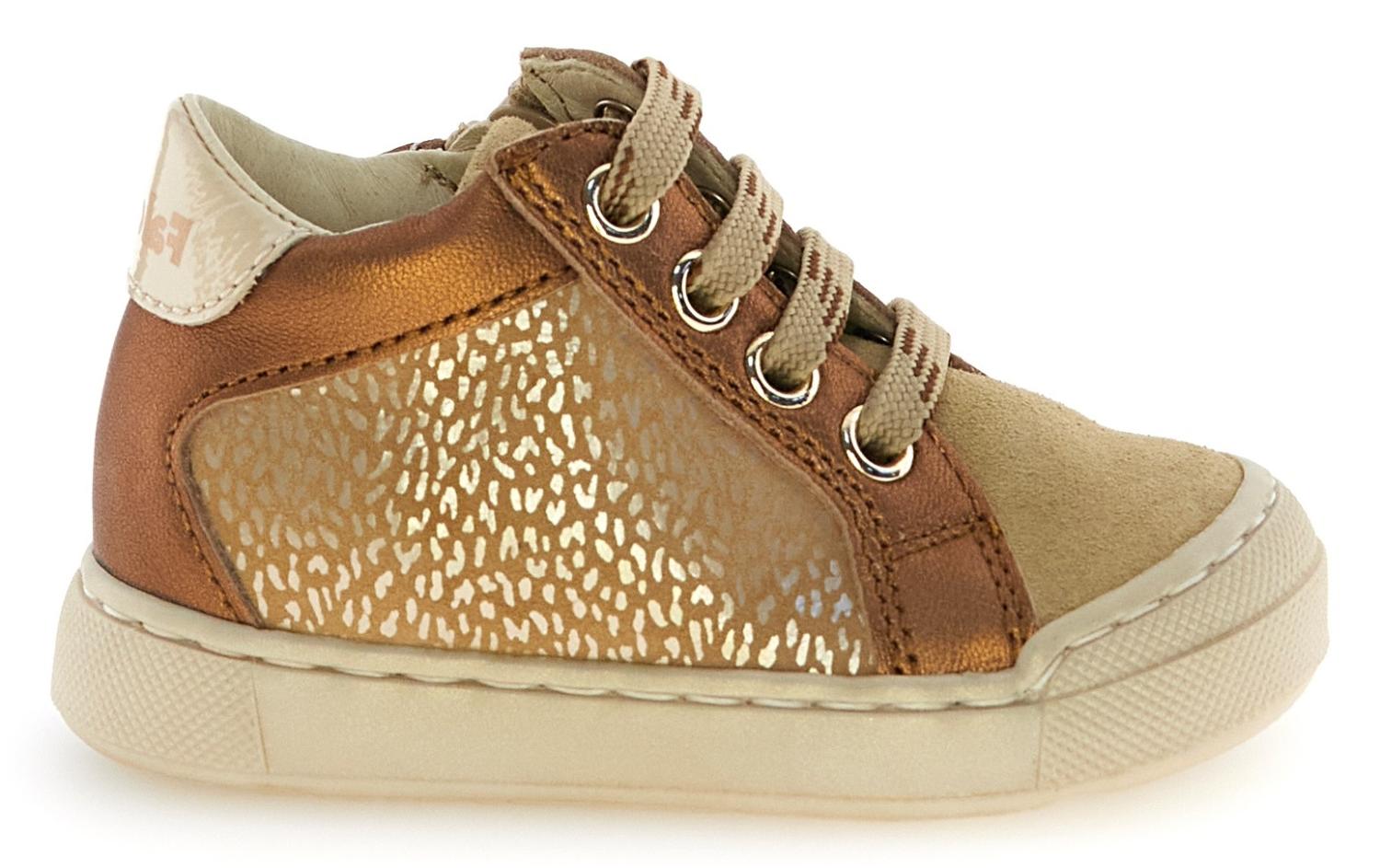 Falcotto Sneaker - Falcotto By Naturino Kinderschoenen - Brons | Patulia