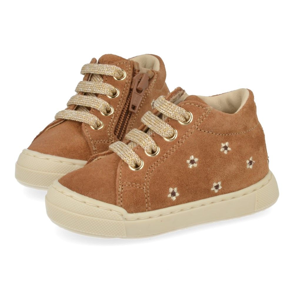 Falcotto Sneaker - Falcotto By Naturino Kinderschoenen - Bruin | Snopes Embr Daisies