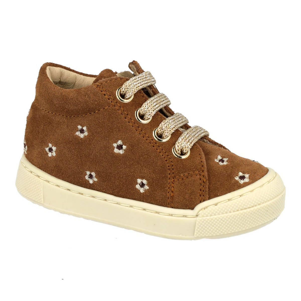 Falcotto Sneaker - Falcotto By Naturino Kinderschoenen - Bruin | Snopes Embr Suede