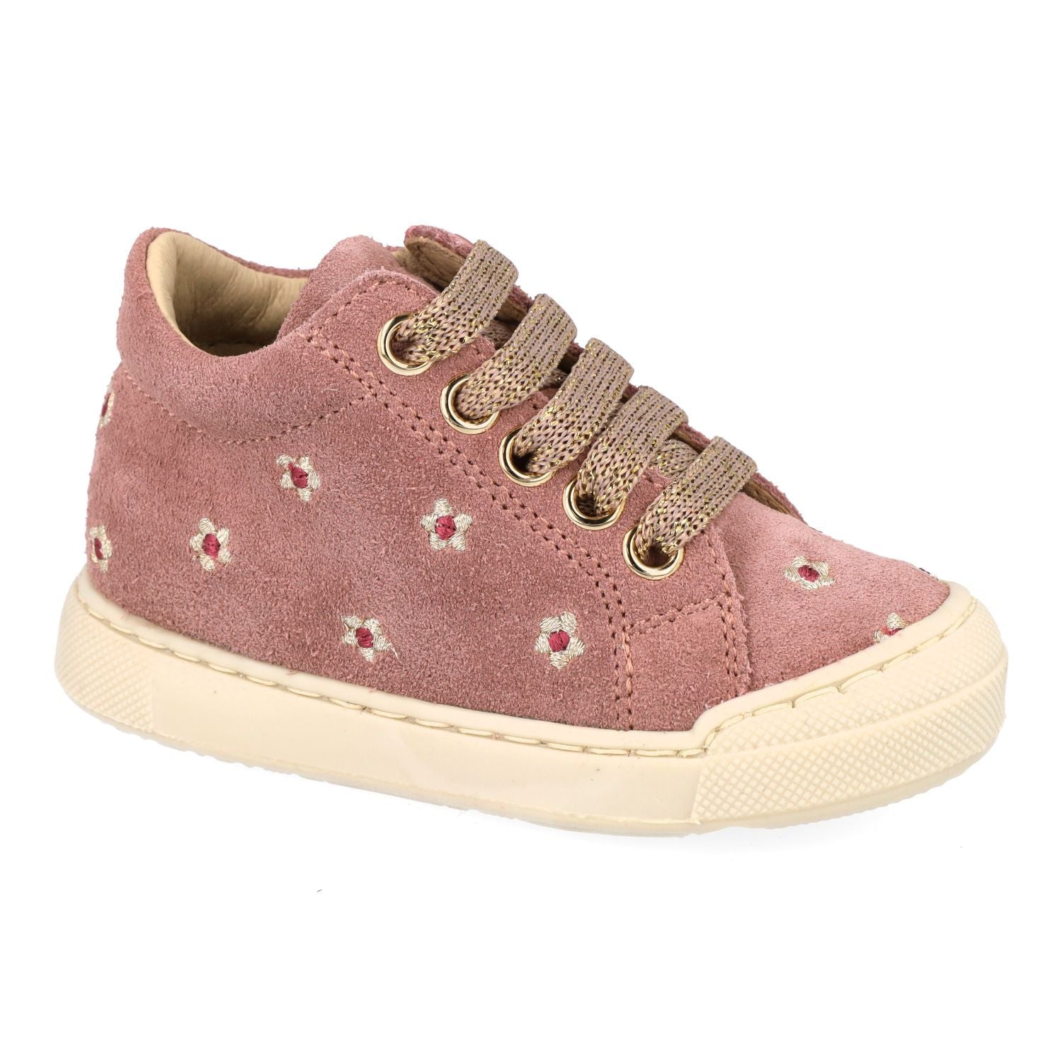 Falcotto Sneaker - Falcotto By Naturino Kinderschoenen - Roze | Snopes Embr Suede