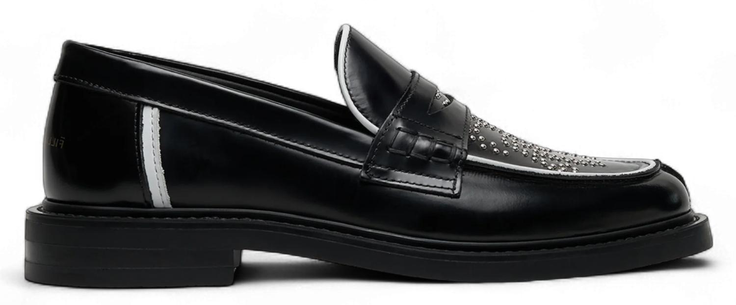 Filling Pieces Loafer - Filling Pieces Damesschoenen - Zwart | Gowtu Studs