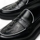 Filling Pieces Loafer - Filling Pieces Damesschoenen - Zwart | Gowtu Studs