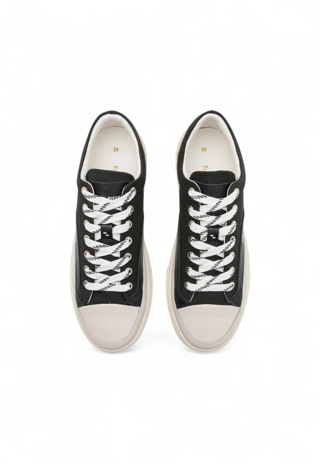 Filling Pieces Sneaker - Filling Pieces Damesschoenen - Zwart | Riviera Low Black