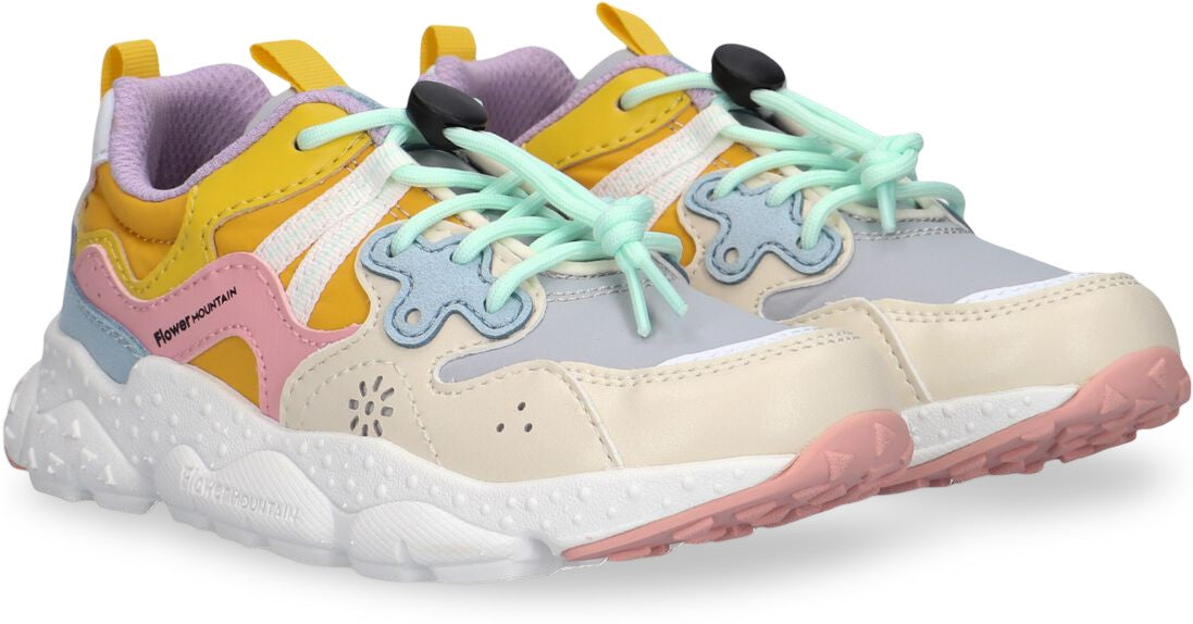 Flower Mountain - Flower Mountain Kinderschoenen - Roze | Sneaker Yamona 3 Mint